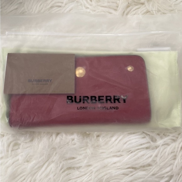 BURBERR Rowe Continental Wallet Dark Carmine - Picture 7 of 7